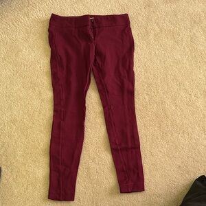 LOFT Deep Red Trousers